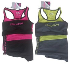 Givova Completini Bambina Reggiseno e pantalone Sportivo 12-14-16 anni