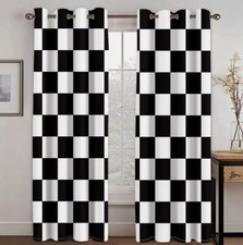 Tende moderne 3D nere bianche