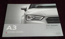 Rara brochure AUDI A3 S3 - Anno 2014 - In italiano
