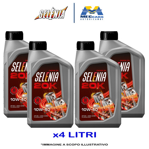 Selenia 20k 10w40 - 20k, motore