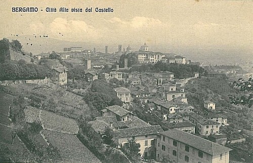 Cartolina epoca bergamo - epoca:,