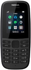 Nokia 105 Dual SIM Black NUOVO IMBALLO ORIGINALE