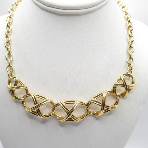 Collana barretta tono oro - tono,