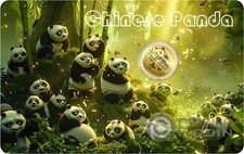 PANDA CINESE 1/1000 oz moneta d'oro 50 centesimi Niue 2026