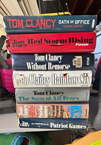 Tom clancy hardcover - clancy, lot
