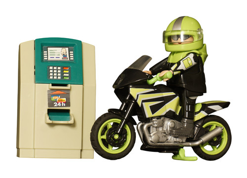 Playmobil motociclista uomo - , su