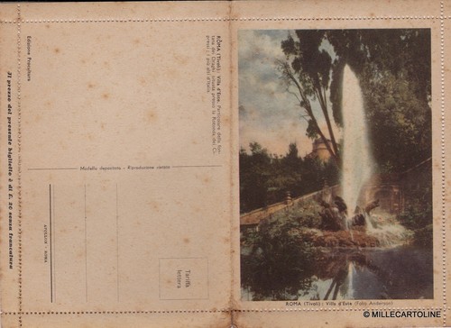 Tivoli biglietto postale - tivoli:,