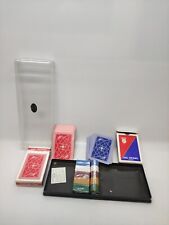 Set Carte Da Gioco Bridge Poker fiches + carte Dal Negro Aereo Club Vintage 