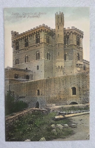 Cartolina siena castello - cartolina,