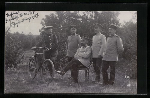 Cartolina fotografica soldati