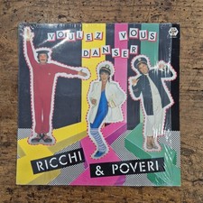 LP Ricchi E Poveri - Voules Vous Danser BR 56057 ITALY 1983 Musica Italiana 12"