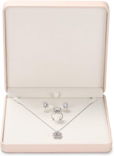 Rosa PU Pelle Grande Set Di