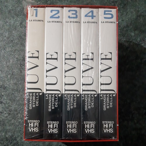 Cofanetto vhs juve la - cofanetto,