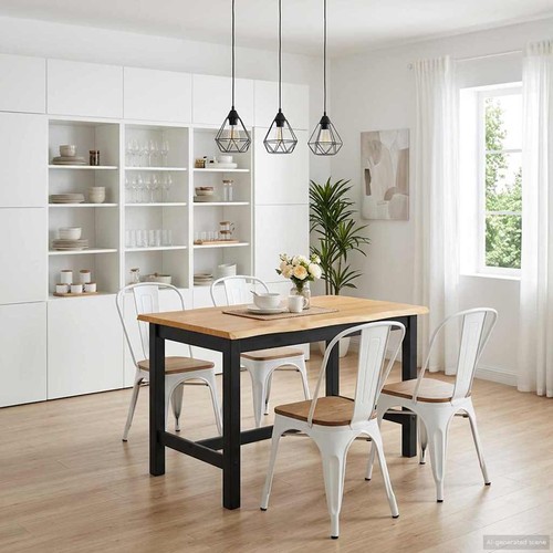 Vidaxl tavolo alto - ekai, legno