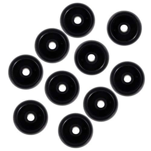 Ruote plastica 10 pezzi - plastica,