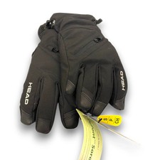 HEAD Sensatec Zip Guanti Invernali Nero TAGLIA S Touchscreen Termico Sci Outdoor