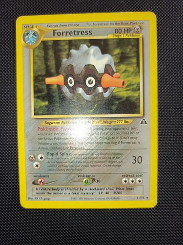 Pokemon forretress rara - 21/75,