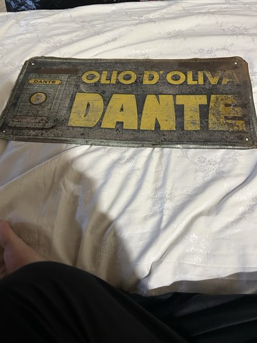 Insegna olio dante - olio,