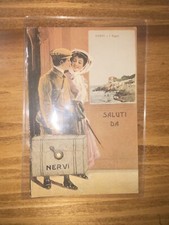 Cartolina valigetta primi del - valigetta,