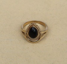 Anello Onice Nero Taglio