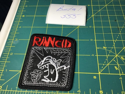 Toppa rancid ricamata cucita - ricamata,