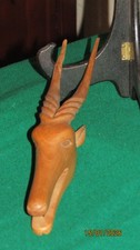 r603 Scultura CERVO in legno