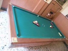 Biliardo Bigliardo Rutigliani a 6 buche, ottime condizioni,  305 x170 cm circa