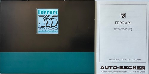 Brochure originale ferrari - ferrari, 365