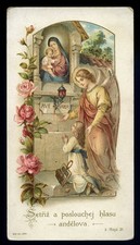 santino cromo-holy card  ANGELO CUSTODE 4