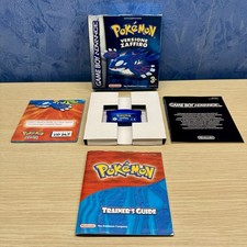 Pokemon Versione Zaffiro Nintendo GameBoy Advance GBA Completo Box ITA Italiano