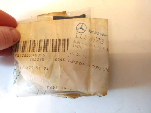 New oem mercedes weatherstrip - mercedes,