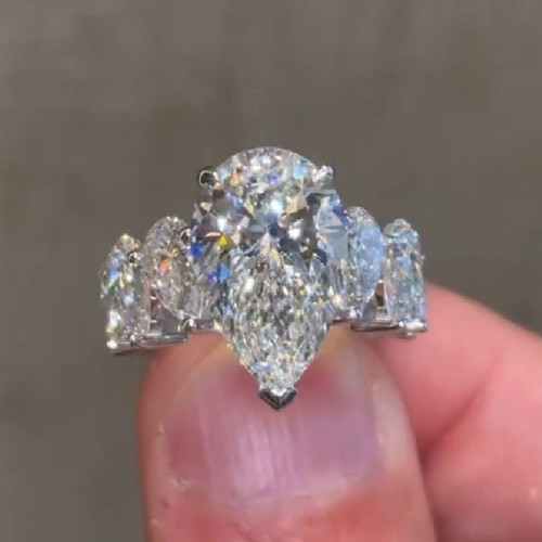 Anello fidanzamento stile - anello, di