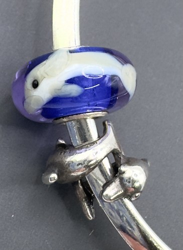 Trollbeads delfini argento - delfini,