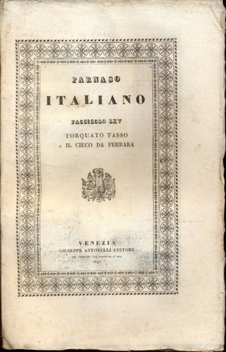 Parnaso italiano fascicolo - parnaso,