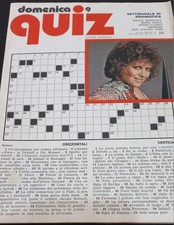 DOMENICA QUIZ 9/1976 CLAUDIA CARDINALE = VEDUTINE di MASATE (MILANO) =