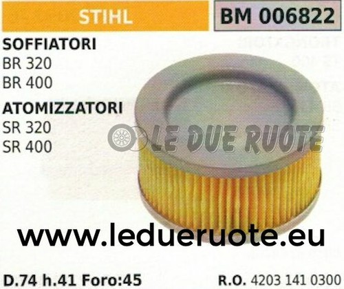 42031410300 filtro aria - filtro,