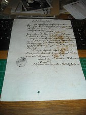 DOCUMENTO ANTICO CARTA BOLLATA