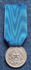 REPUBBLICA ITALIANA DECORAZIONE BRAVERY MEDAGLIA "ARGENTO" AL VALORE MILITARE