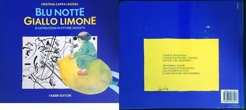 Blu notte giallo limone cappa - notte,,