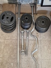 panca +Pesi da 10kg 5 kg 2,5