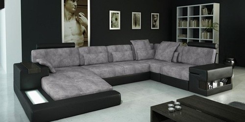 Divano design pelle - in,