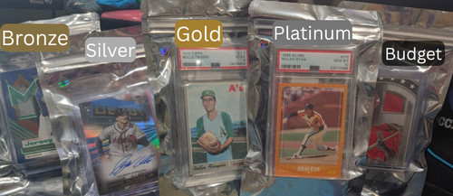 Baseball card mystery bag not - bag,