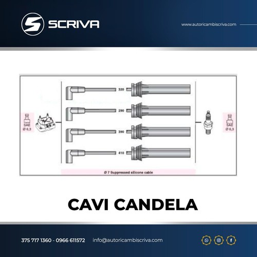 Kit cavi candela bmw - cavi,
