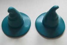 14394, 2x Hut, Spitzhut (Magier), blaugrün