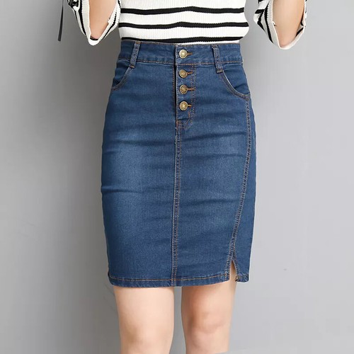 Gonna donna lunga - gonna, denim