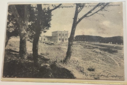 Cartolina rara della stazione - cartolina,