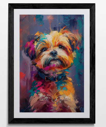 Quadro tela con cornice - con,
