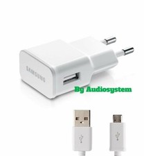 CARICA BATTERIA ORIGINALE SAMSUNG per GALAXY S3 S4 MINI i8190 i9195 +CAVO USB