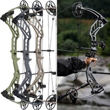 Arco composto 36'' 40-70lbs lega CNC 343FPS sistema di regolazione cavo a Y tiro