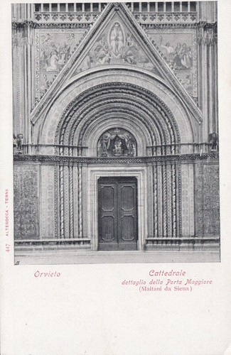 Cartolina orvieto terni - cartolina,